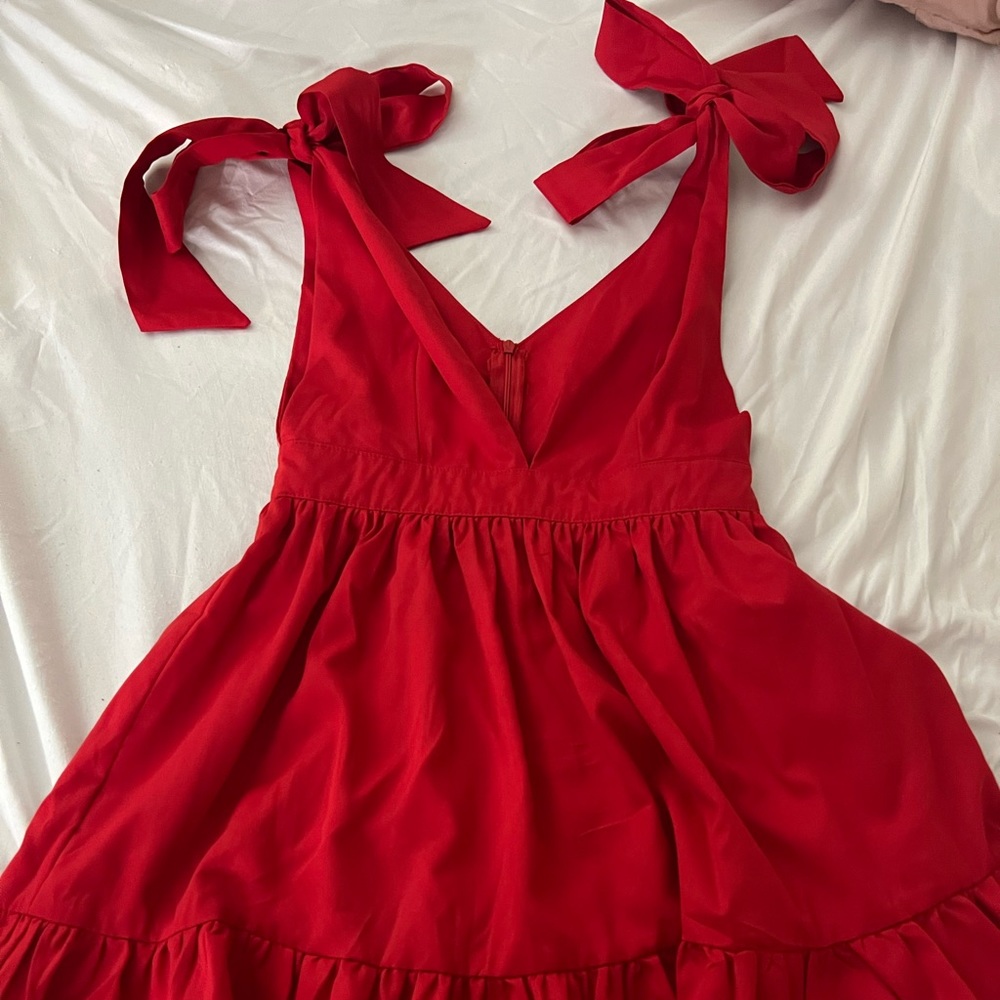 SHEIN red dress